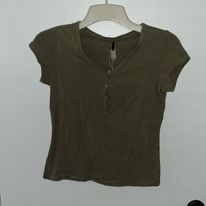 Skims Vintage Henley T-Shirt